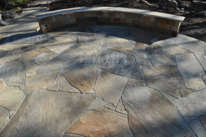 Sitting Wall and Flagstone Patio 2 630x